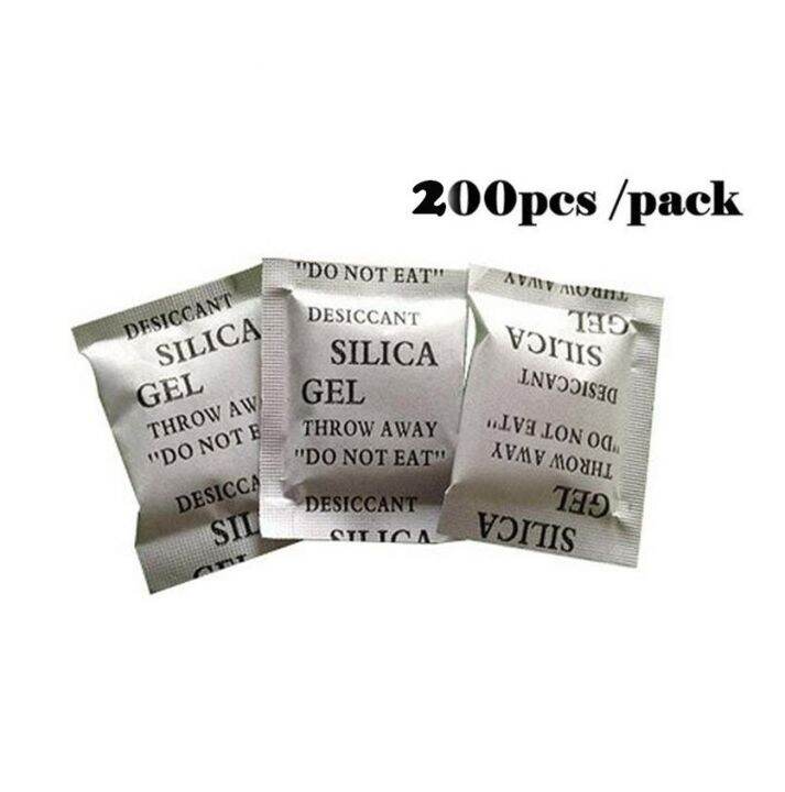200x2g Silica Gel Desiccant for Electronics, Food,Medical Lazada