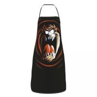 Tasmanian Devil Funny Apron for Men Women Taz Cartoon Adult Unisex Kitchen Chef Bib Tablier Cuisine Cooking Baking Painting