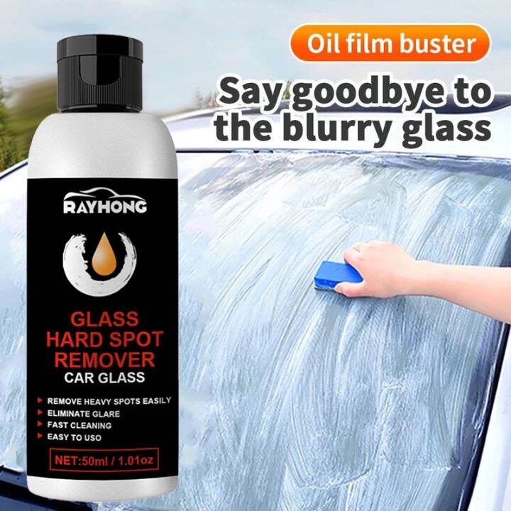 【Ready Stock】Car glass cleaner Buffing wax Windshield Deep clean Acid