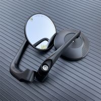 High Quality Black Motorcycle L-Bar Retro Rearview Side Mirror For Honda For Yamaha For Suzuki Cafe Rsuitable Fo Acer Custom