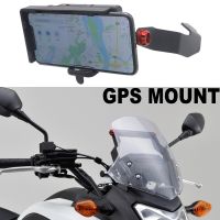 ที่ได้♀ตัวยึดอะแดปเตอร์สำหรับยึด GPS รถจักรยานยนต์สำหรับอุปกรณ์เสริม HONDA NC 700 X NC700X 2012-2013 NC750X NC 750X2014-2015