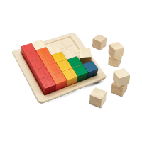 PlanToys Colored Counting Blocks-Unit Plus ของเล่นเพื่อการศึกษาและการเรียนรู้ สำหรับเด็ก 18 เดือนขึ้นไป