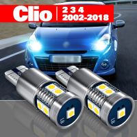 สำหรับ Renault Clio 2 3 4 4 2002-2018อุปกรณ์เสริม2ชิ้นไฟจอด LED 2006 2007 2008 2009 2010 2011 2012 2013 2014 2015 2017 2016