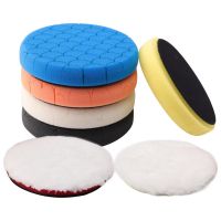 Buffing Pads 7Pc 5.5 Inch Face for 5Inch 125mm Backing Plate Buffing Sponge Pads Cutting Polishing Pad Kit