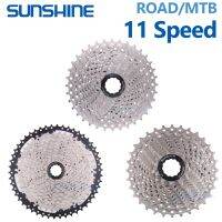 SUNSHINE 11S 25/28/30/32/34/36/40/42/46/50/52T Freewheel จักรยานถนนล้อตุนกำลัง MTB ตลับฟันเฟือง11V สำหรับชิ้นส่วน R9100 R8000