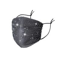 New the towel Diamonds Reusable cover Nose Mouth Cover Adjustable Anti Dust Mouth Shield