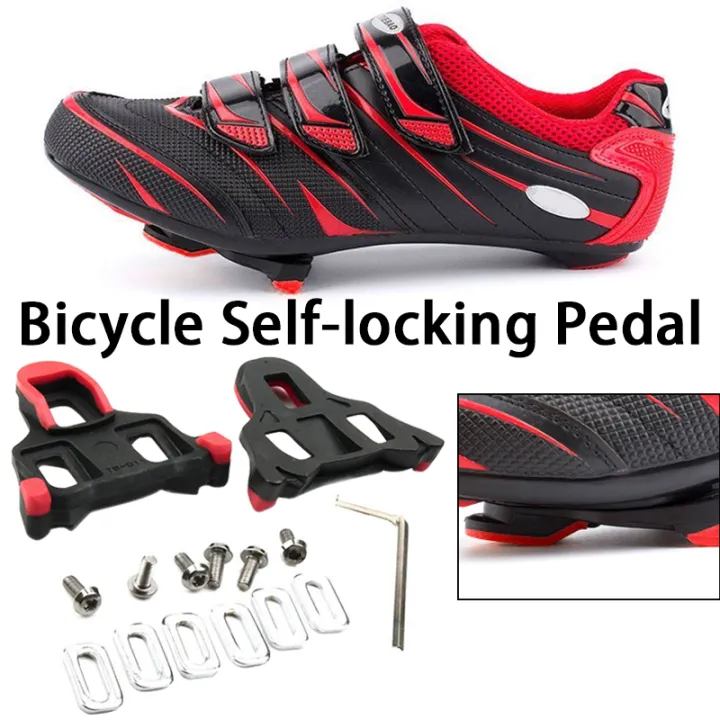 Bike Accessories Bicycle Selflocking Pedal Cleat Road Bike Shoes