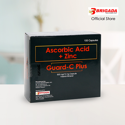 GUARDC PLUS ASCORBIC ACID+ZINC 100's Lazada PH