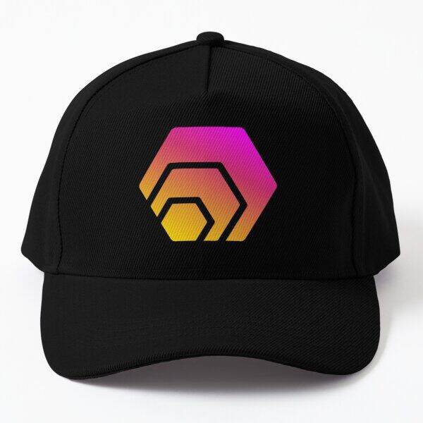 hex-crypto-logo-baseball-cap-hat-sport-boys-bonnet-mens-outdoor-casual-fish-snapback-summer-sun-black-solid-color-hip-hop