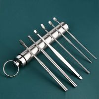 【CW】 6pcs Ear Pick Wax Removal Earpick Picks Remover Baby Adults Set Cleaning Tools