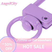 ?AngelCity 10ชิ้นตะขอหมุนหลากสีตะขอชุบโลหะสำหรับทำเครื่องประดับ DIY ทำพวงกุญแจสร้อยคอสร้อยข้อมือเครื่องประดับ