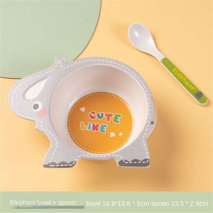 1set-baby-bowl-spoon-aby-feeding-dishes-childrens-dishes-bamboo-fiber-tableware-cartoon-food-plate-spoon-kitchen-tableware