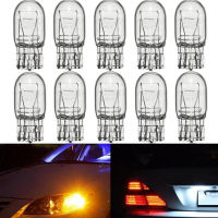 10Pcs T20 7443 W215W R580 Clear Glass DRL Turn Signal Stop ke Lights Lamps Tail Bulb Car Auto Exterior Accessories Universal