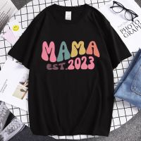 Retro Mama ของขวัญคนรักสำหรับ TShirt ความงาม TEE เสื้อผ้าผู้หญิงฤดูร้อน Streetwear VINTAGE 2023 วันแม่เสื้อ Cotton Tops