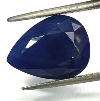 พลอยไพลิน พลอยเเท้. Natural Blue Sapphire | 6.60 การัต(cts) | 13.25X10.10mm | 535฿