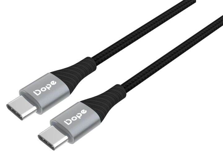 dope-สายชาร์จเร็ว-type-c-to-c-cable-ความยาว-1เมตร-รองรับ-pd-100w