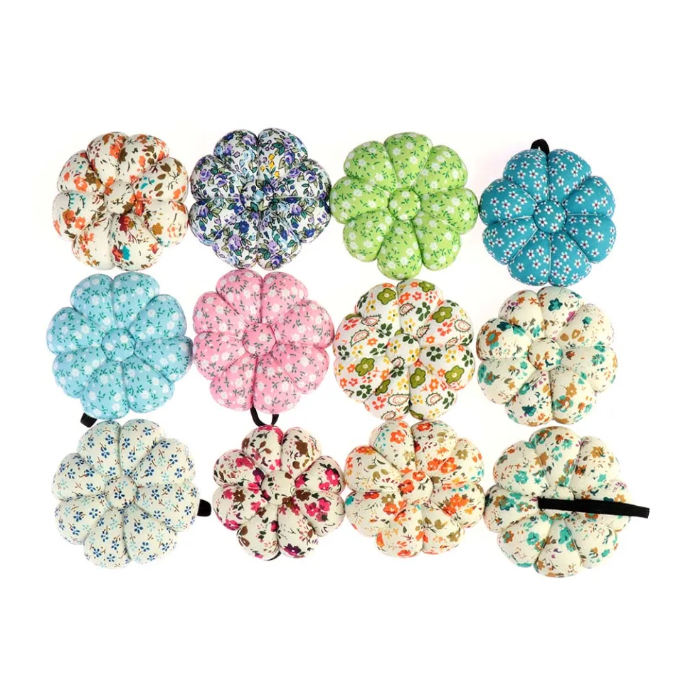 1pc Wrist Pin Cushion With Random Color, Round Shape, Accessories For Diy  Sewing Tool