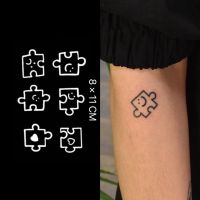 【Mars Tattoo】NEW Technology Magic, Long Lasting 2 Weeks, Semi-Permanent tattoo,Temporary Tattoo, tattoo Sticker, Fake Tattoo, Building Block, X035