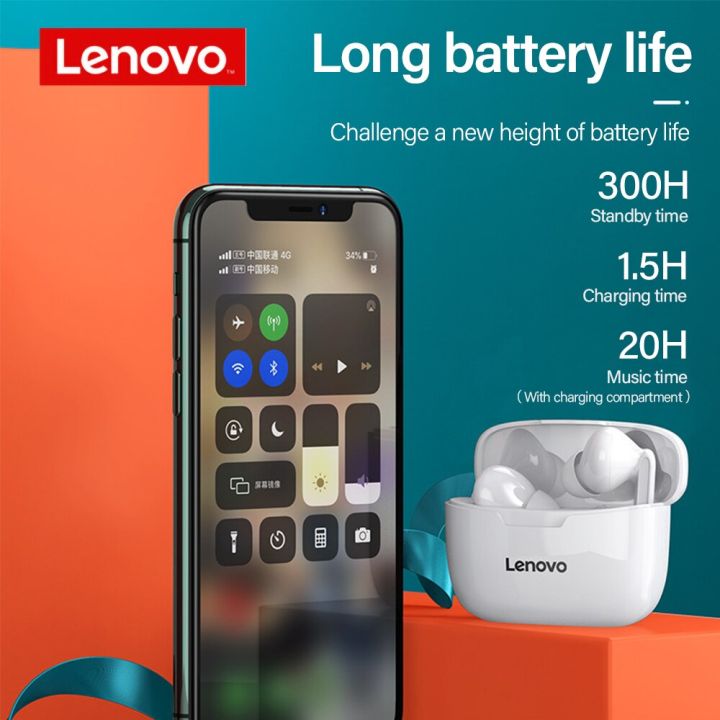 lenovo-xt90-ipx5หูฟังบลูทูธ-tws-โทรศัพท์มือถือโทรศัพท์มือถือรองรับการโทรหูฟังบลูทูธขนาดเล็กใหม่ล่าสุดหูฟังเอียบัดไร้สายเล่นกีฬากันน้ำอเนกประสงค์แอนดรอยด์