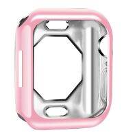 เคสสำหรับ Apple Watch ชุดป้องกันชุบด้วยไฟฟ้า TPU กันกระแทกขนาด8/7 41มม.