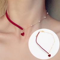 【DT】hot！ Pendant Necklace Leather Chain Choker Clavicle Gifts Accessories Jewelry