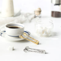 HEIVA อุปกรณ์ที่คีบน้ำตาลเหล็กกล้าไร้สนิมขนาดเล็กชาและกาแฟ,อุปกรณ์ที่คีบน้ำแข็งเสิร์ฟอาหาร