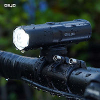 GIYO จักรยานแสงหมุนเลนส์ MTB จักรยานถนนไฟหน้าไฟ LED IP66กันน้ำ USB ชาร์จแบบพกพาขี่จักรยานด้านหน้าจักรยานแสง400 600 800 Lumens จักรยานไฟ Led อุปกรณ์เสริม