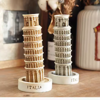 หอเอน15ซม. ของ Pisa Figure Doll Hard Resin Decoration Torre Di Pisa Doll