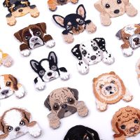 Animal Dog Cartoon Border Collie Patches Clothes for Ironing Stickers Sewing Clothes Backpack Repair Fabric Stickers Appliqued Haberdashery