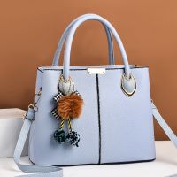 Female Bag 2022 New Style Handbag Womens Shoulder Large Capacity Solid Color Diagonal Ready Stock