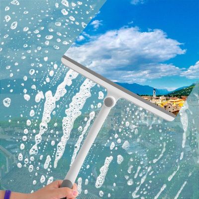 Rotatable Rain Wiper แปรงทำความสะอาดหน้าต่าง Airbrush Scraper กระจกแบบถอดได้ Scraper ครัวเครื่องมืออุปกรณ์ห้องน้ำ
