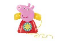 Peppa Pig Telephone ของเล่นเด็ก ของเล่นเป๊ปป้าพิก โทรศัพท์เป๊ปป้า จำลองการรับโทรศัพท์ สามารถกดปุ่มมีเสียงริงโทน กดตัวเลขมีเสียง และมือยกหูรับสาย เสียงริงโทนจะหายไป