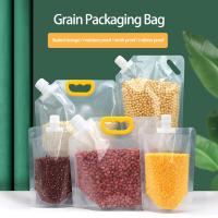 6/10X Grain Moisture-proof Sealed Bag, Transparent Suction Grain Bags Storage C6J3