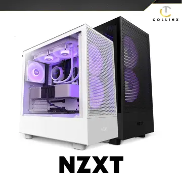 Buy the NZXT H5 Black Flow RGB Edition ATX MidTower Gaming Case Tempered  Glass ( CC-H51FB-R1 ) online 