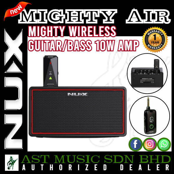 NUX Mighty Air Wireless Stereo Modelling Electric And Bass Guitar Combo ...