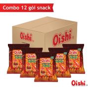 Combo 12 gói Oishi Snack Tôm Cay Đặc Biệt 75g gói