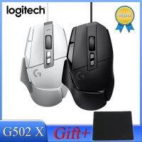 Logitech G502X มีสายเมาส์สำหรับเล่นเกมส์ Lightforce ไฮบริดออปติคอล-เครื่องกลหลักสวิตช์ฮีโร่25K เซ็นเซอร์สำหรับเกม E-Sports