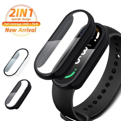❃▦┅ For Xiaomi Mi Band 7 6 5 4 3NFC Full Cover Screen Protector Case 3D Protective Film Waterproof Shockproof Frame Cover for Miband