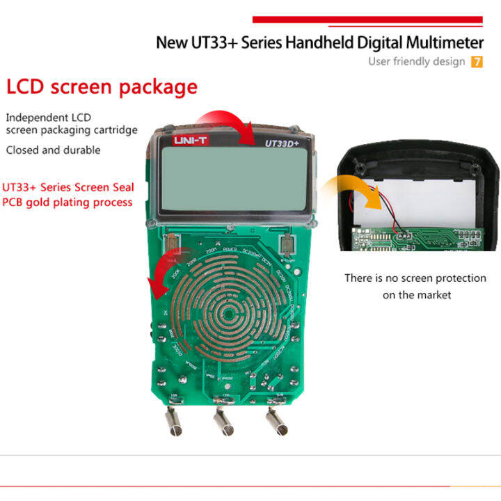 ut33a-uni-t-ขนาดฝ่ามือเครื่องวัดมัลติมิเตอร์ดิจิทัล600v-10a-ac-dc-แรงดันไฟฟ้าเครื่องทดสอบกระแสไฟฟ้าโอห์มมิเตอร์แสดงแสงไฟเครื่องวัดความจุไฟฟ้าช่วงอัตโนมัติ