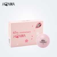 D1กอล์ฟ HONMA สีชั้นลูกบอล2ชั้นสำหรับเล่นกอล์ฟสีขาว2ชั้นระยะทางไกลเกมถัดไปสองชั้นลูกบอล