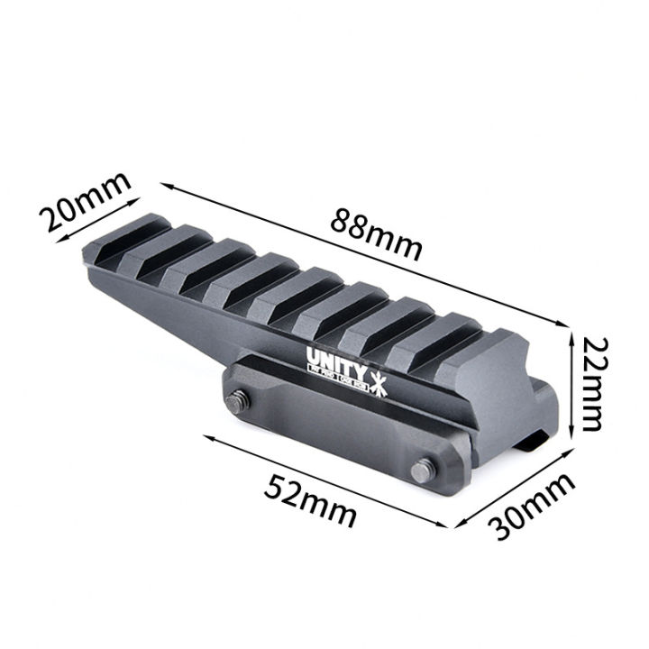 rail-grabber-clamp-picatinny-mount-for-558-552-t2-unity-optics-riser-mount-for-20mm-rail