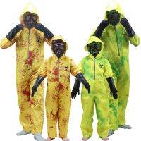 2023 New Creative Adult COS Male Female Biochemical Crisis Infected Person Performance Dress Halloween Nuclear Radiation Suits