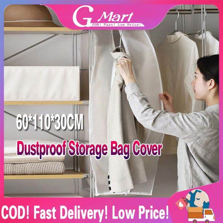 PEVA Clothes Dust Cover Fabric Case suit cover for Home Household