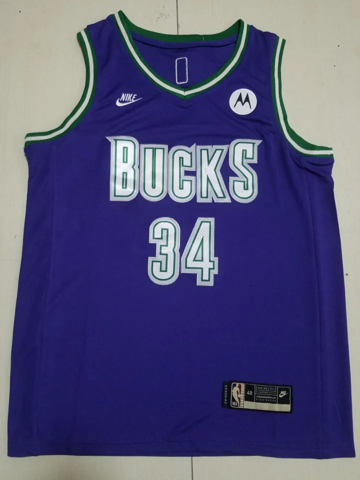Black Jordan NBA Milwaukee Bucks Antetokounmpo #34 Jersey