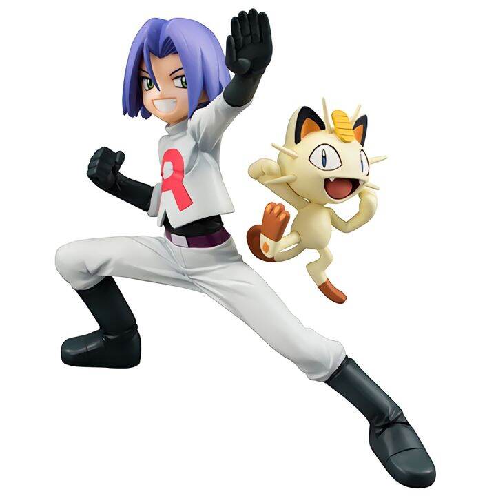 figure-ฟิกเกอร์-จากการ์ตูนเรื่อง-pokemon-g-e-m-series-team-rocket-แก๊งร็อคเก็ต-โปเกมอน-kojiro-amp-nyarth-โคจิโร่-amp-เนียส-james-amp-meowth-เจมส์-ver-anime-ของสะสมหายาก-อนิเมะ-การ์ตูน-มังงะ-คอลเลกชัน-