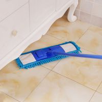 Extendable Microfibre Floor Mop Cleaner Sweeper Wooden Laminate Tile Wet Dry Floor Cleaner Home Cleaning Supply Flat Mop