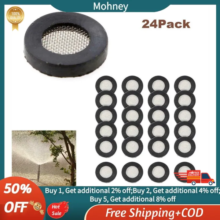 24x Inlet Water Hose Filter Garden Washer Mesh Screen Nozzle Sprinklers
