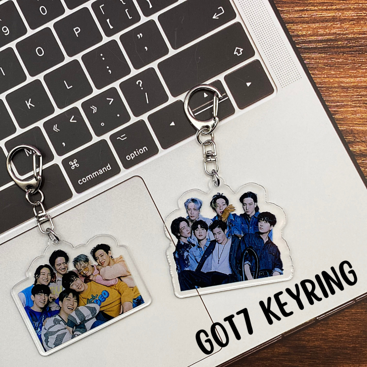 พร้อมส่งจากไทย-มีเก็บเงินปลายทาง-พวงกุญแจ-got7-พวงกุญแจอคริลิค-got7-สกรีนสองด้าน