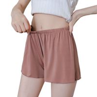 【CW】 Silky Safety Pants Women  39;s Large Size Thin Insurance Loose To Prevent Inside and Wear Leggings ShortsTH