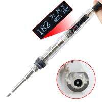 T12 Mini Soldering Iron DC 12-24V 72W Digital OLED  Adjustable Temperature Electric Welding Solder Tip Station Tool Not SH72